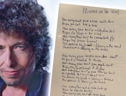 Bob Dylan’s Handwritten Lyrics to ‘Blowin’ in the Wind’ Up for Sale