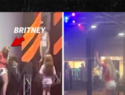 Britney Spears Goes Trampolining with Boyfriend Paul Soliz’s Kids