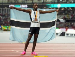 Botswana’s Letsile Tebogo beats Noah Lyles, US trio in 200M