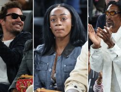 Jimmy Fallon, Scottie Pippen, More Stars Watch U.S. Basketball Win Gold Medal