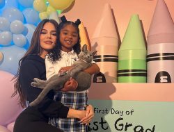 Khloe Kardashian, Tristan Thompson Celebrate Daughter True Starting First Grade