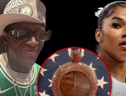 Flavor Flav Gets Custom Bronze Clock For Jordan Chiles After Medal Controversy