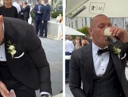 Conor McGregor Chugs Beer At Sister’s Wedding