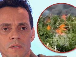 Marc Anthony’s Dominican Republic House Catches Fire, Caught on Video