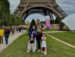 You’ll Flip for Shawn Johnson and Andrew East’s 2024 Olympics Photos
