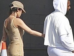 Bianca Censori Shows Butt Cheeks Despite Mostly Covering Up With Kanye West