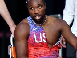 Noah Lyles Exits Race in Wheelchair After Winning Bronze With COVID