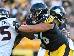 Steelers RT Troy Fautanu (knee) out Sunday, likely longer