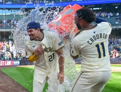MLB roundup: Willy Adames ties franchise HR record in Brewers’ win