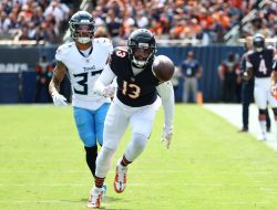 Keenan Allen out, Rome Odunze in for Bears vs. Texans