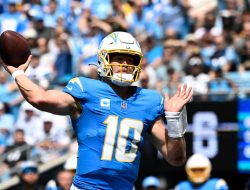 Chargers coach: Justin Herbert’s ankle ‘much better’