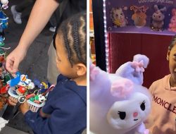Cardi B Takes Her Kids Kulture and Wave on Shopping Trip in New York City