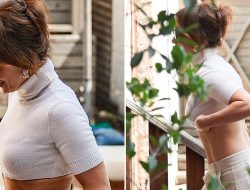 Jennifer Lopez Serving Looks in Crop Top, Showing Off Her Incredible Abs