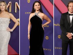 Selena Gomez, Jennifer Aniston and More TV Stars Hit Emmys Red Carpet