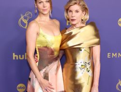Christine Baranski & Daughter Have Rare Red Carpet Moment