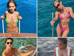 Bikini Babes Climbing Ladders … Step Right Up!