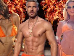 Sexy Stars in Orange Swimwear … Hey Gourd Lookin’!