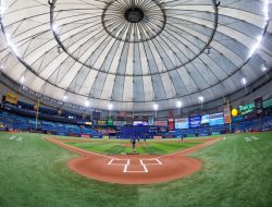 Hurricane Milton destroys Tropicana Field’s roof