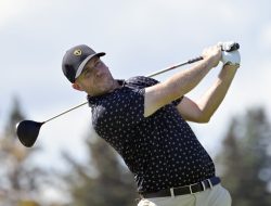 Taylor Pendrith (61) in control at Shriners Children’s Open