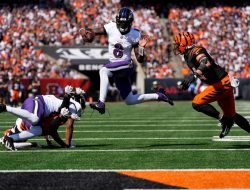Lamar Jackson, Ravens rally past Bengals in OT