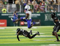 Ashton Jeanty tops 200 rushing yards again as No. 17 Boise State beats Hawaii