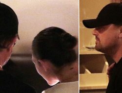 Leonardo DiCaprio and Girlfriend Vittoria Ceretti Take Parents To Dinner In Rome