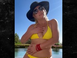 Britney Spears Sizzles as She Twerks in Teenie Weenie Yellow Bikini