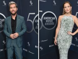 Mariah Carey and Other Stars Attend 50th Anniversary of American Music Awards