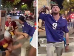 Baltimore Ravens Fan Knocks Commanders Fan Out Cold, Police Investigating