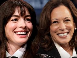 Anne Hathaway Enchants With Queen Performance at Kamala Harris Fundraiser