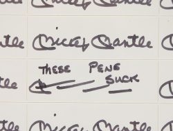 Mickey Mantle One-Of-A-Kind Autograph Hits Auction Block, ‘These Pens Suck’