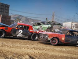 Wreckfest 2 comes out in early access next month, as you can tell by this video of rusty metal making sweet, sweet crumple zone love to other rusty metal